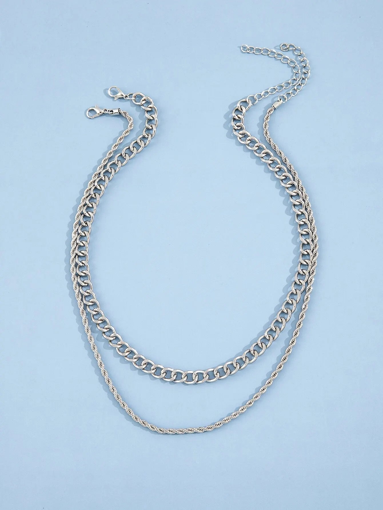 Curb and Rope Chain Set