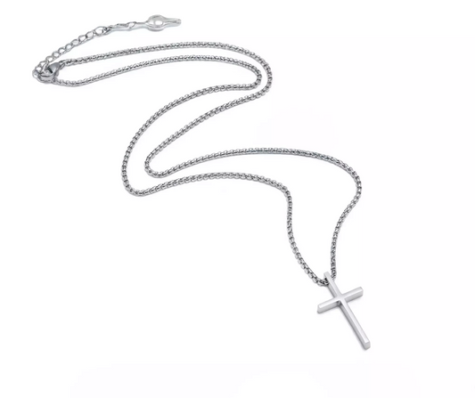 Cross Pendant Rope Chain