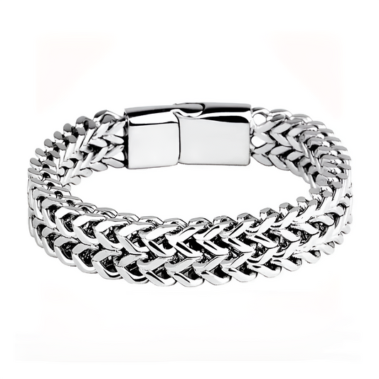 Double Curb Chain Bracelet